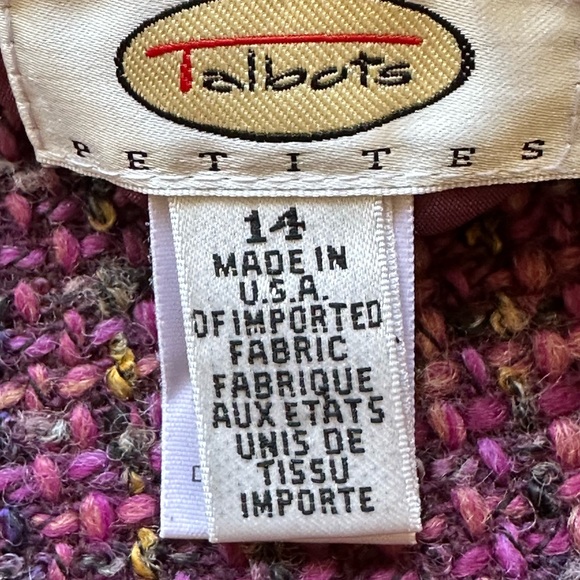 Talbots Midi multi Color knit Pinks & Purples Skirt Wool & Other Fabrics… - Picture 8 of 11